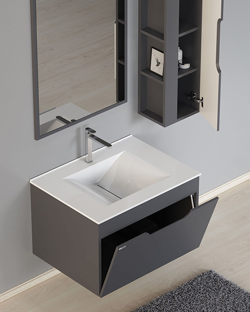 PVC vanity cabinet model D-6507